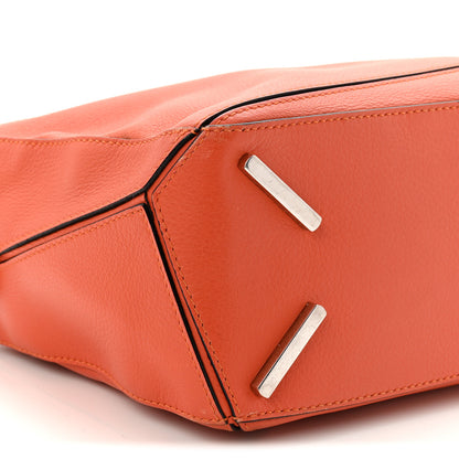 Loewe Grained Calfskin Small Puzzle Bag Orange 9 of 11
