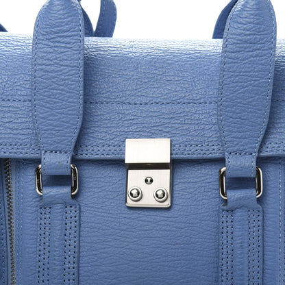 3.1 Phillip Lim 3.1 Textured Calfskin Medium Pashli Satchel Light Blue 11 of 14