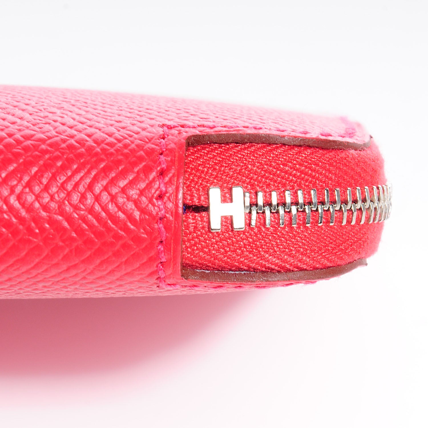 Hermes Epsom Silk'in Wallet Bougainvillea 14 of 14