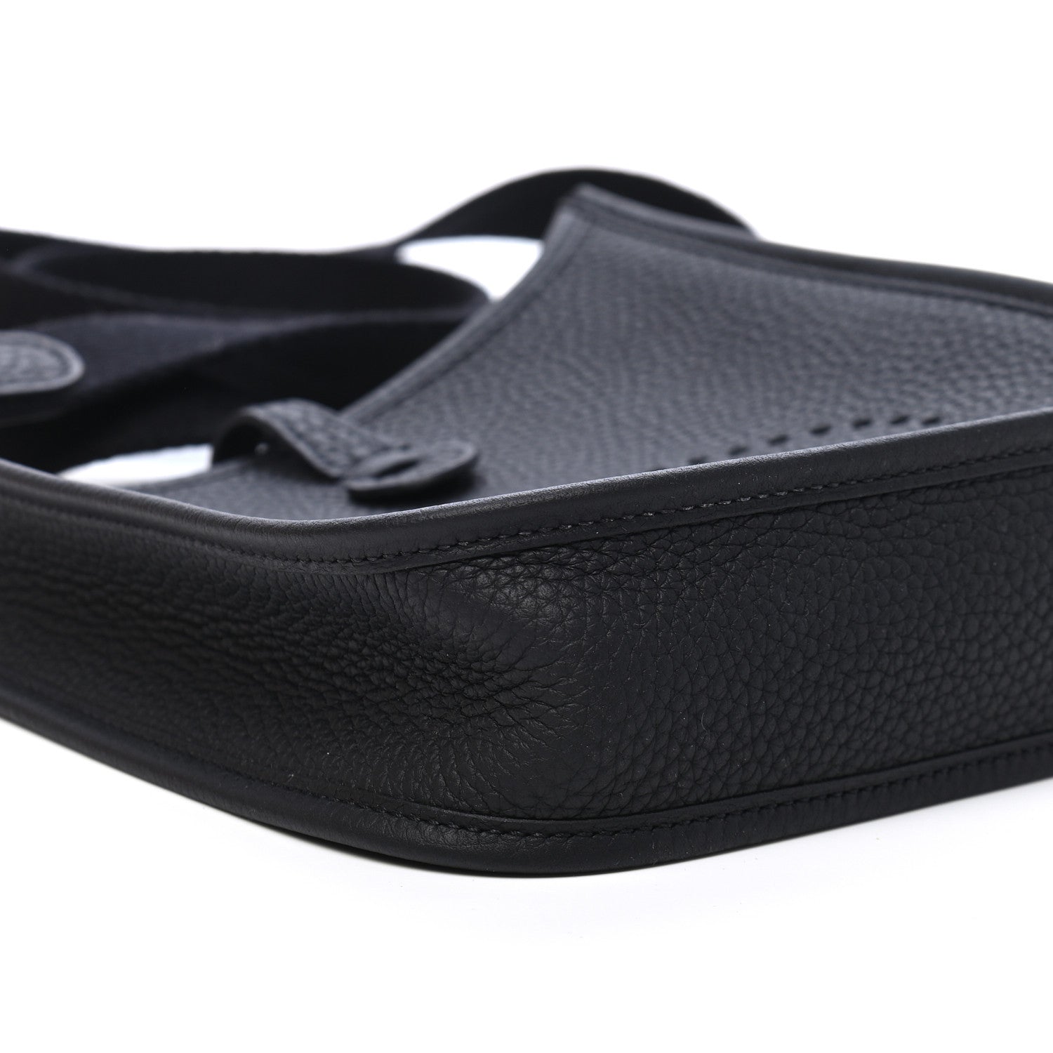 Hermes Taurillon Clemence Evelyne TPM Black 8 of 9