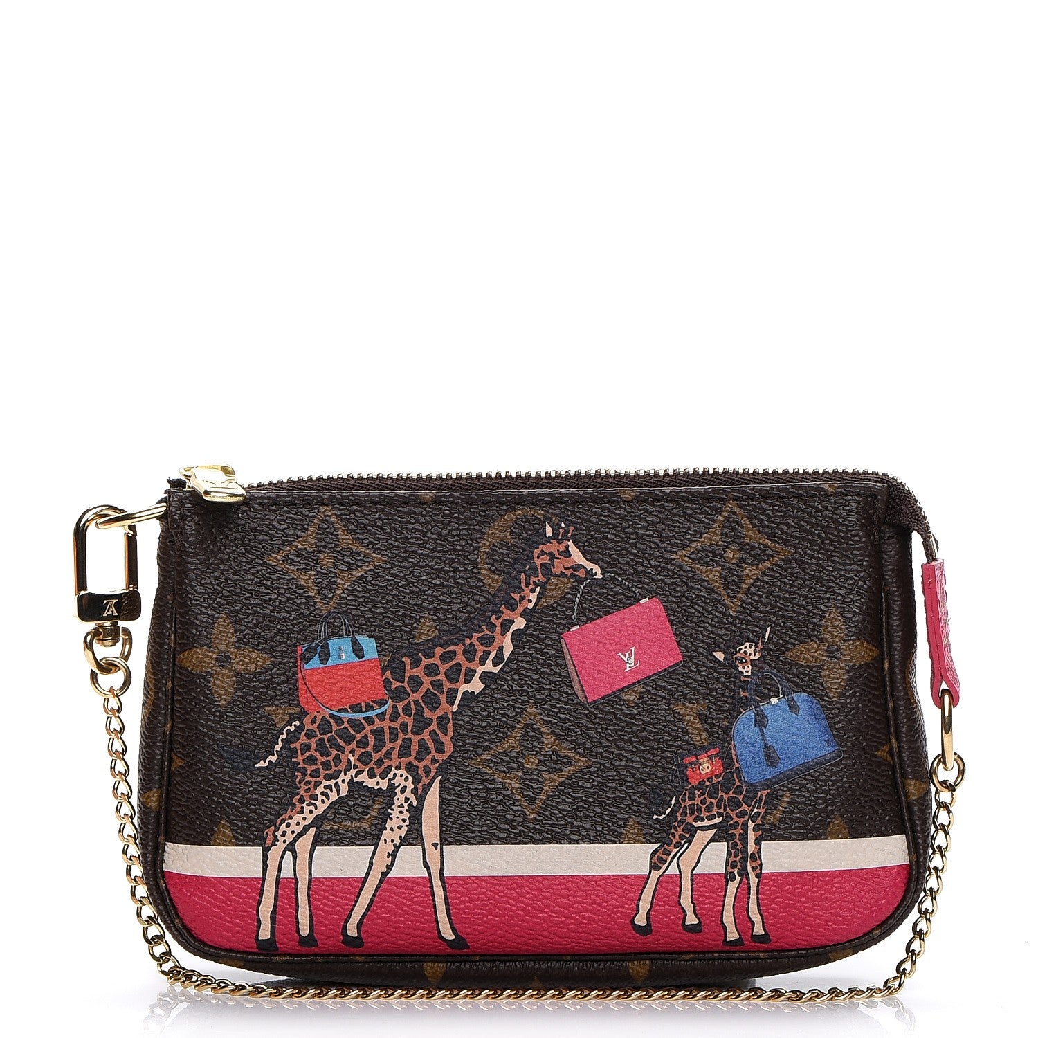 Louis Vuitton Monogram 2017 Christmas Animation Mini Pochette Accessories 1 of 7