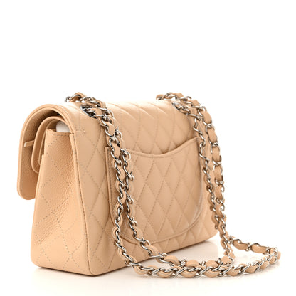 Chanel Caviar Quilted Small Double Flap Beige 3 of 11