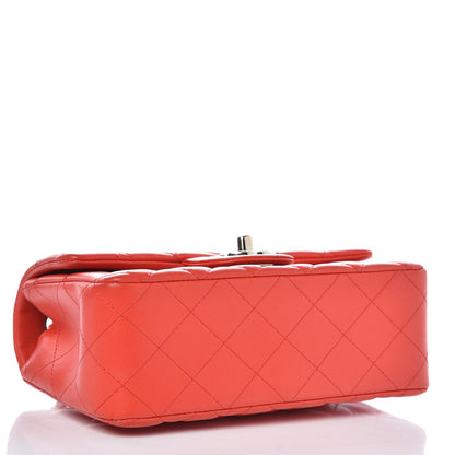 Chanel Lambskin Quilted Mini Rectangular Flap Red 4 of 8