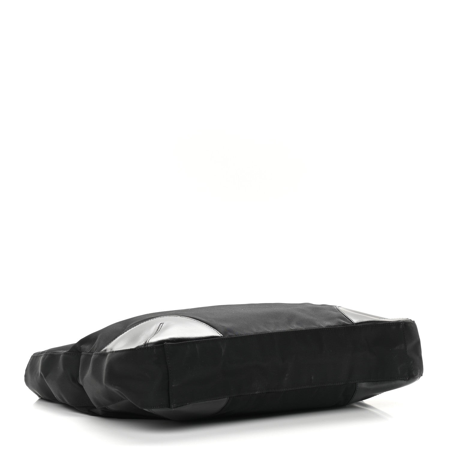 Prada Calfskin Tessuto Nylon Easy Shoulder Bag Black 5 of 13