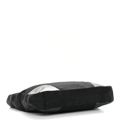Prada Calfskin Tessuto Nylon Easy Shoulder Bag Black 5 of 13