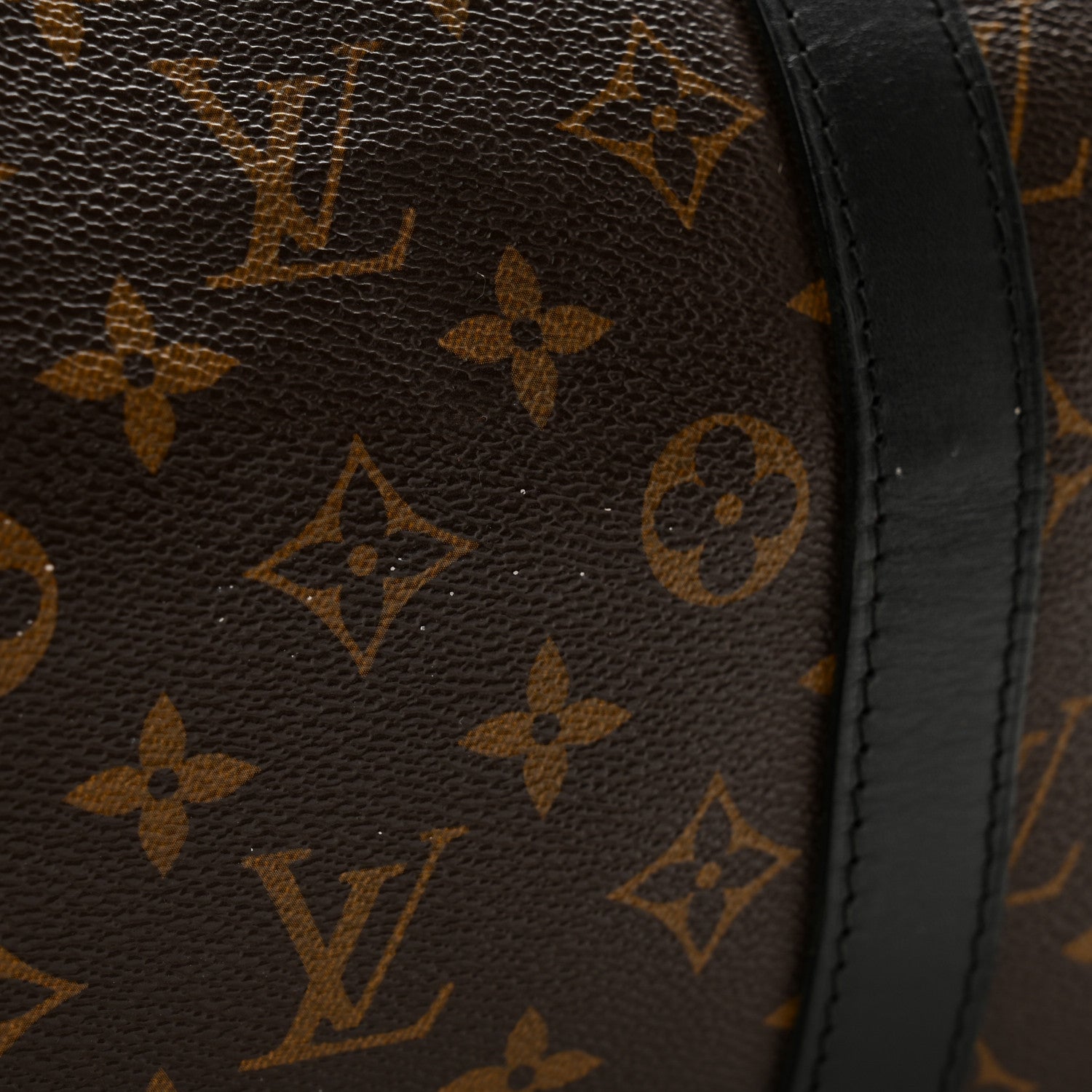 Louis Vuitton Monogram Macassar Keepall Bandouliere 55 12 of 12