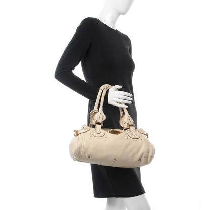 Chloe Calfskin Medium Paddington Satchel Beige 2 of 14