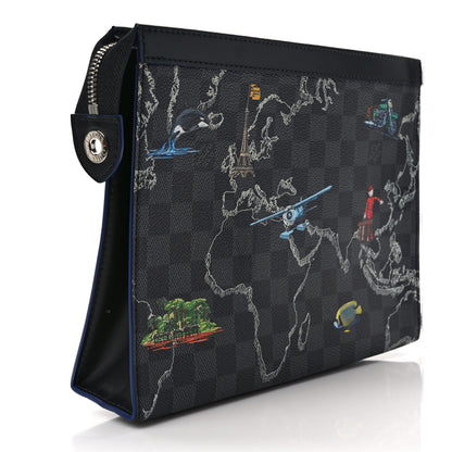 Louis Vuitton Damier Graphite Renaissance Pochette Voyage MM 3 of 7