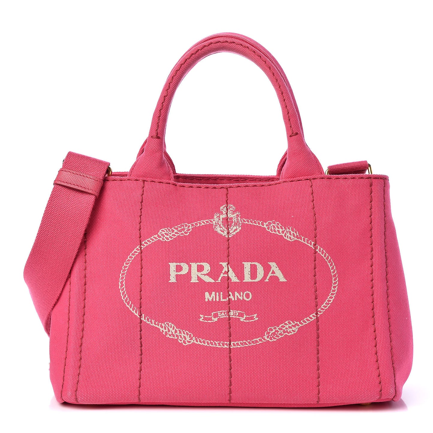 Canapa Small Logo Tote Peonia