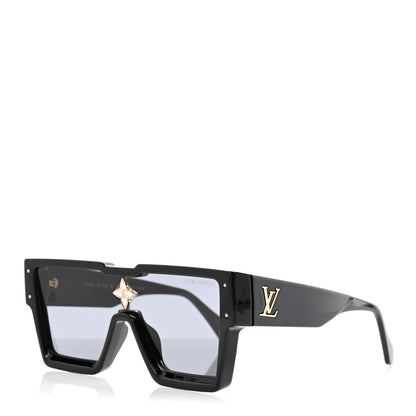 Louis Vuitton Acetate Swarovski Crystal Cyclone Sunglasses Z1578E Black 1 of 7