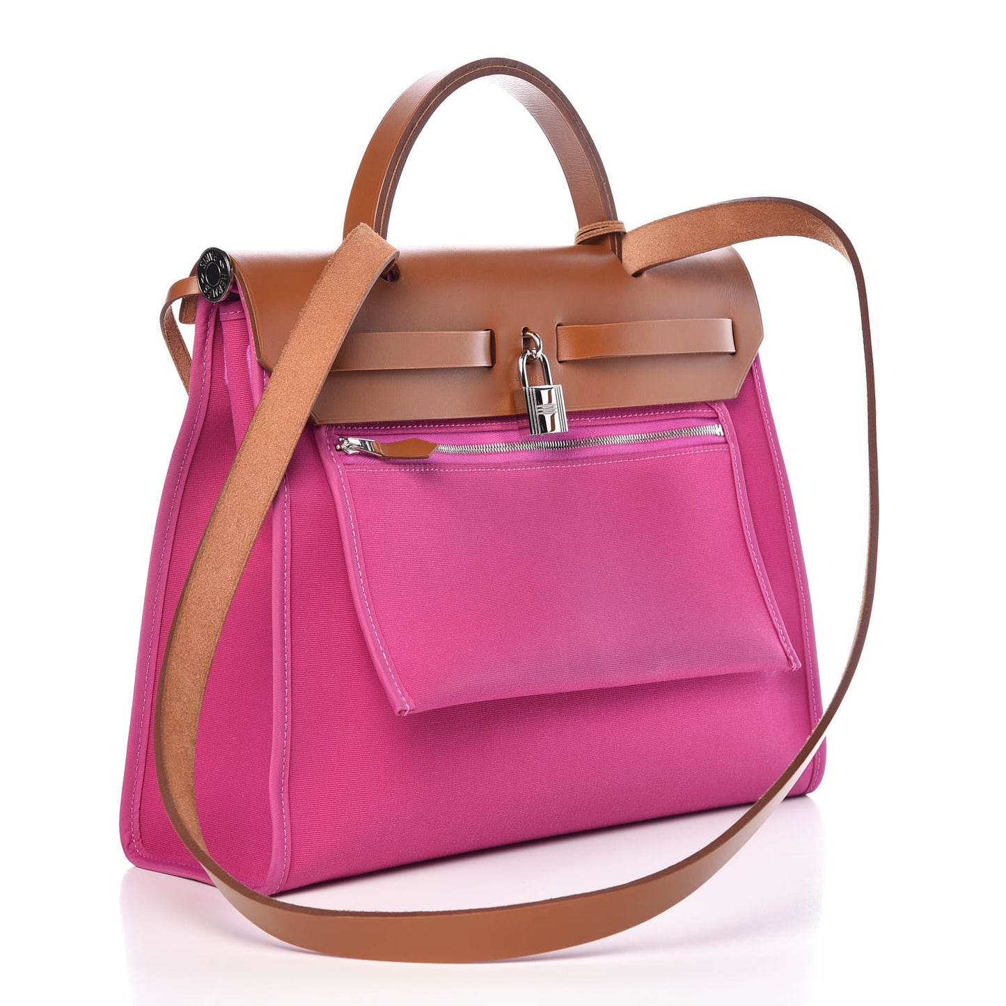 Vache Hunter Toile Herbag Zip 31 PM Magnolia Fauve