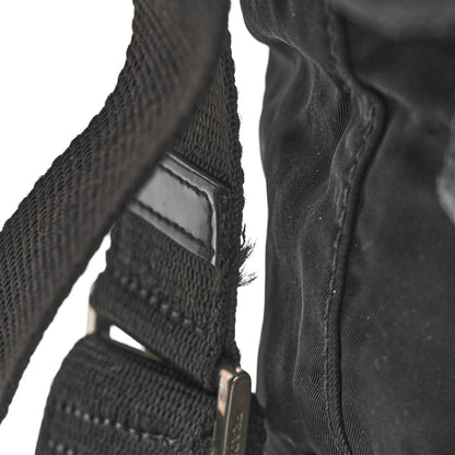 Prada Tessuto Nylon Saffiano Small Vela Messenger Black 12 of 12