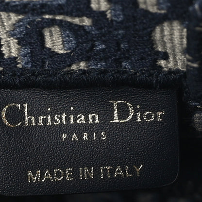 Christian Dior Oblique Mini Book Tote Phone Bag Blue 7 of 9