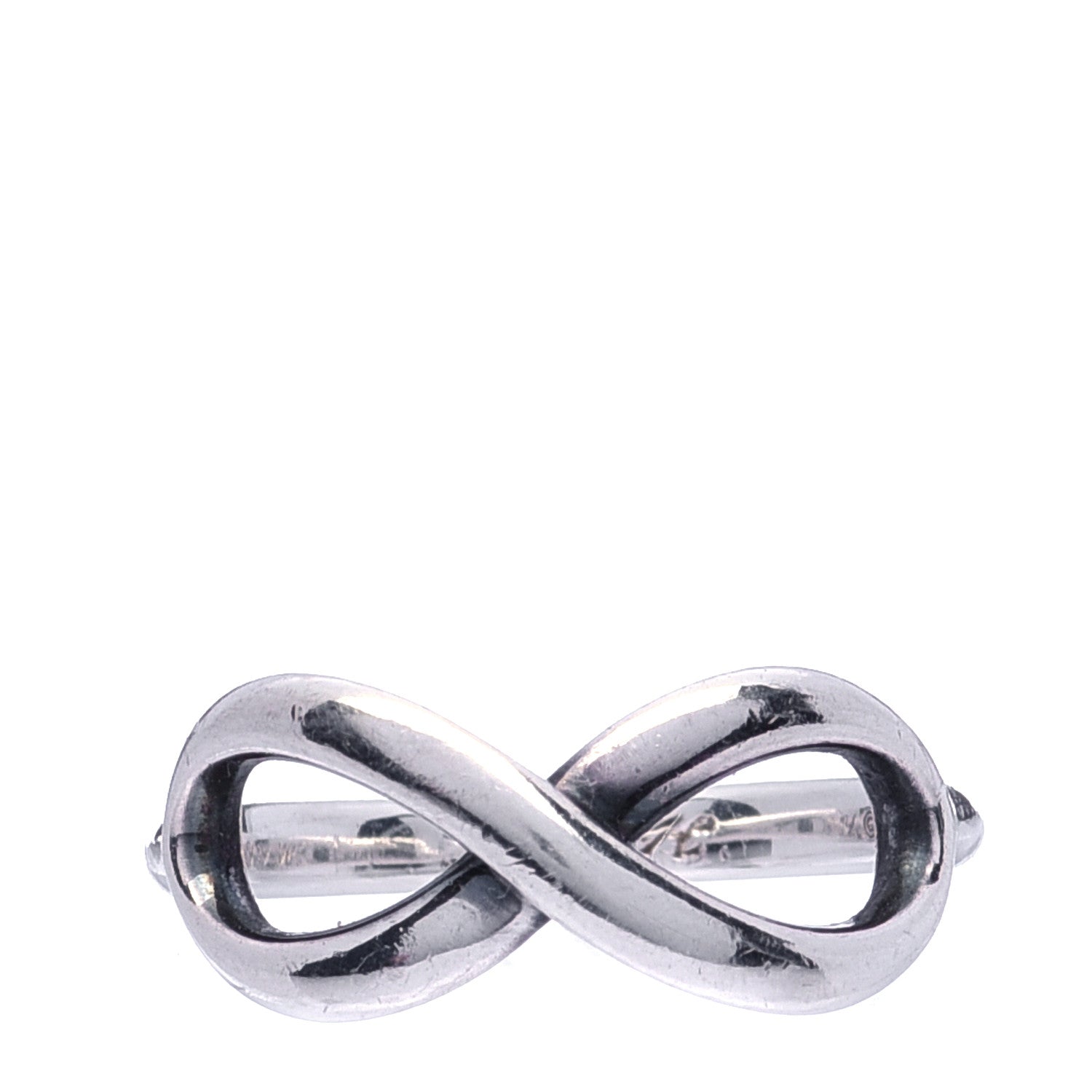 Tiffany Sterling Silver Infinity Ring 48 4.5 2 of 8