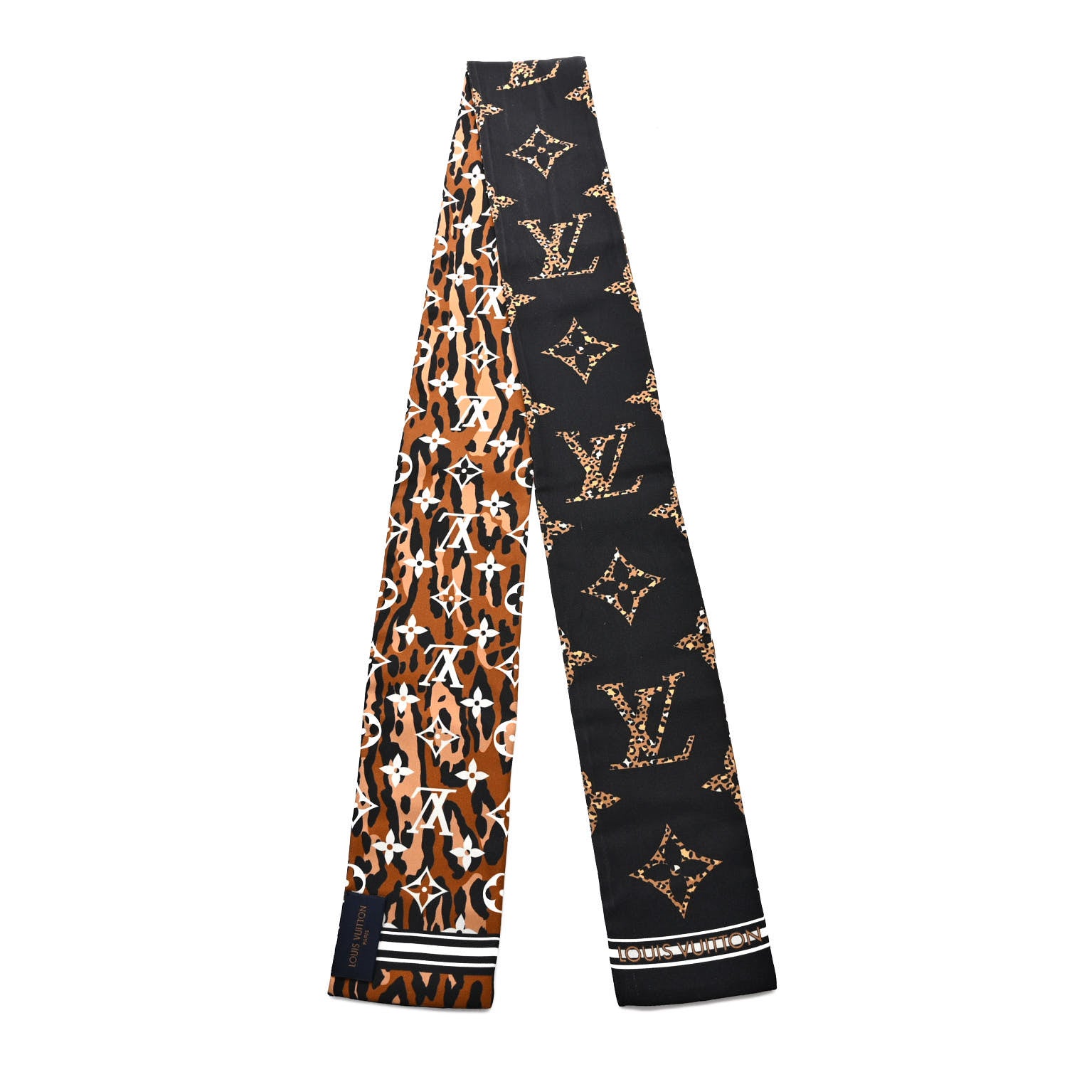 Louis Vuitton Silk Monogram Giant Jungle Bandeau Black 2 of 4