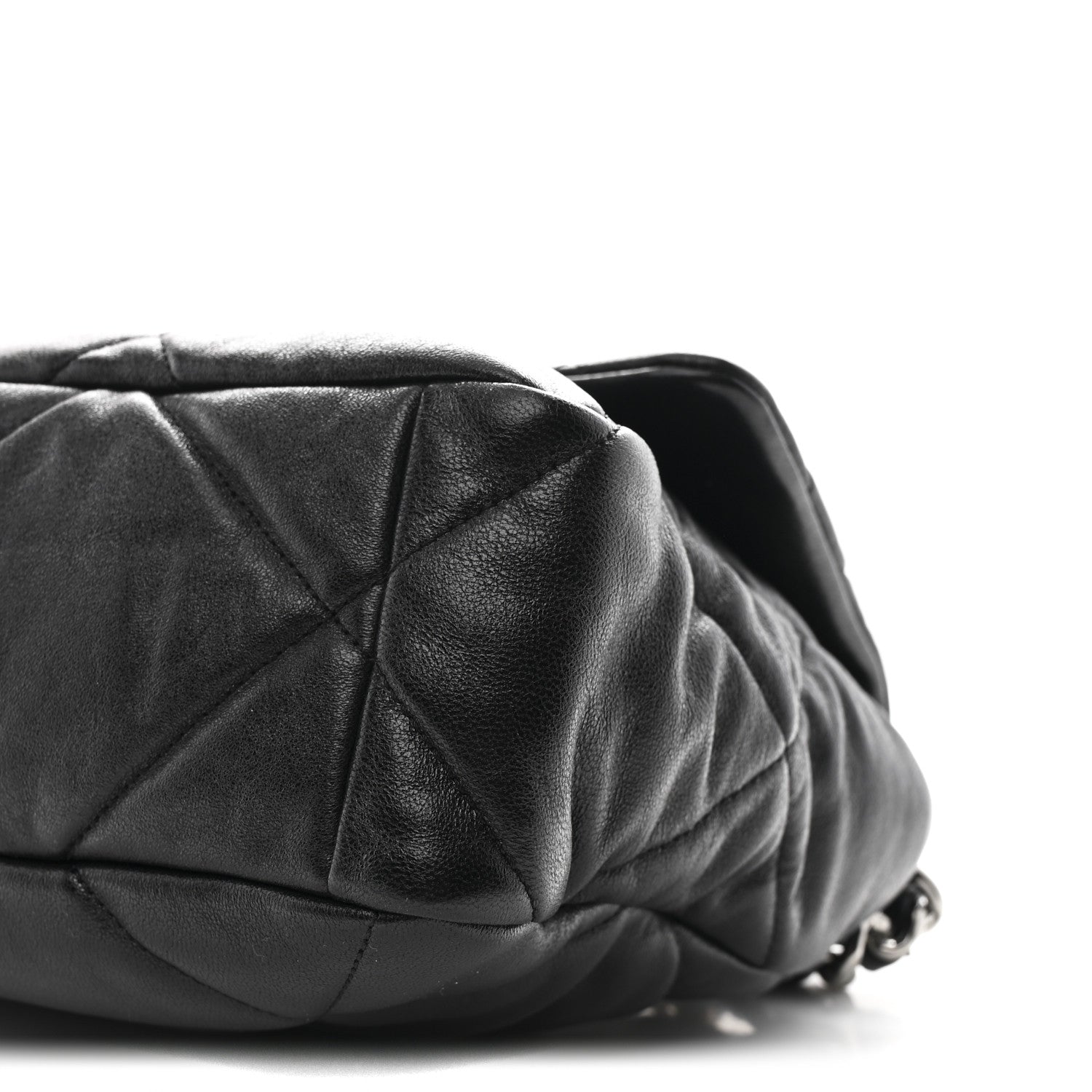 Chanel Lambskin Quilted Large Chanel 19 Flap Black 10 of 10
