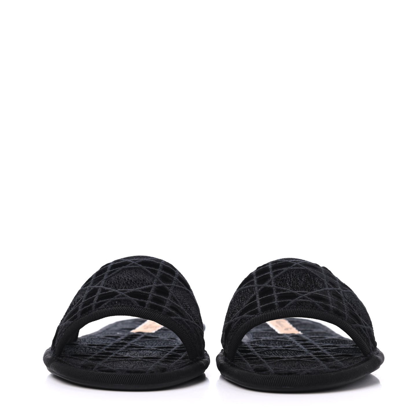 Velvet Cannage Chez Moi Sandal 36 Black
