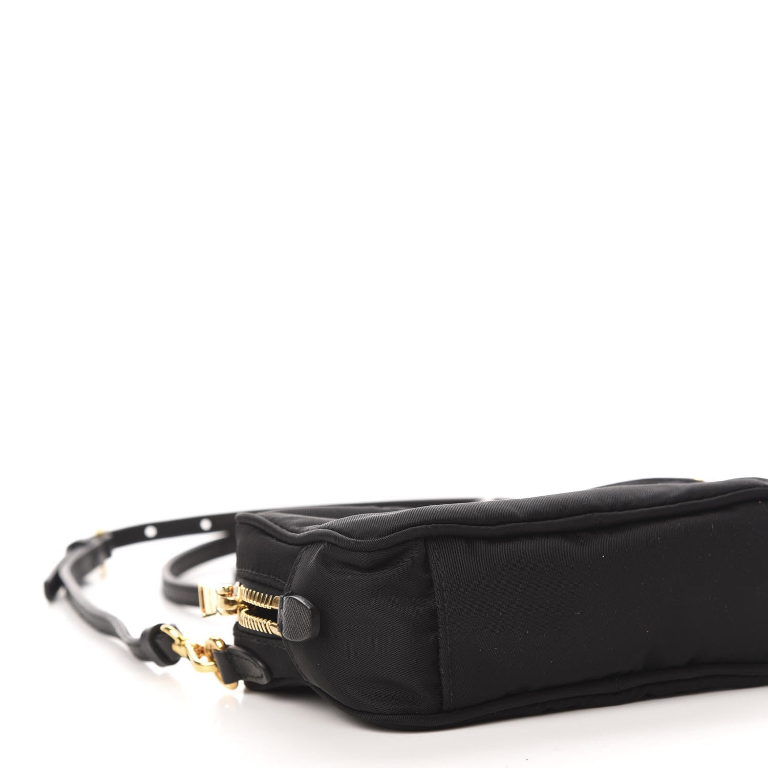 Prada Tessuto Nylon Mini Camera Crossbody Bag Black 8 of 10