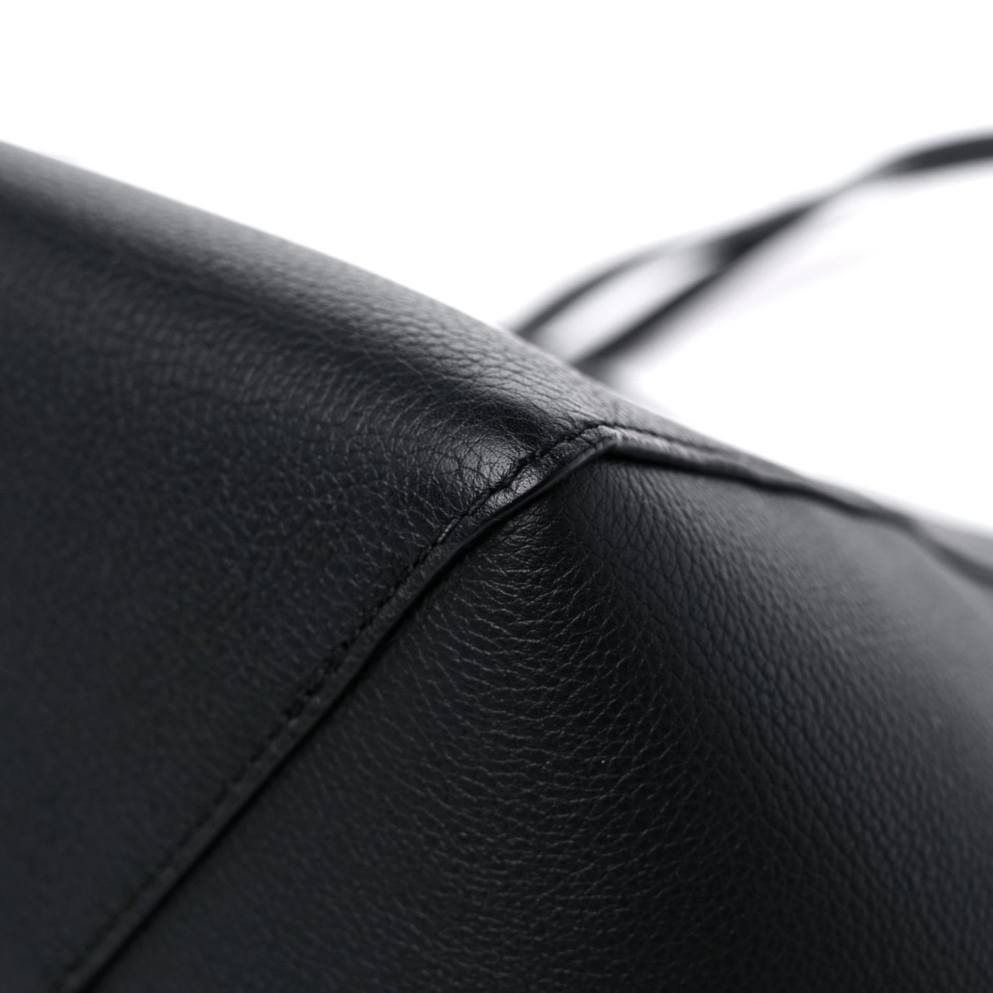 Calfskin Lockme Cabas Black