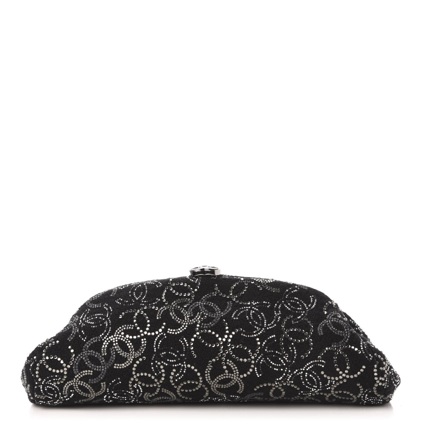 Chanel Tweed Strass Timeless Clutch Black 1 of 4