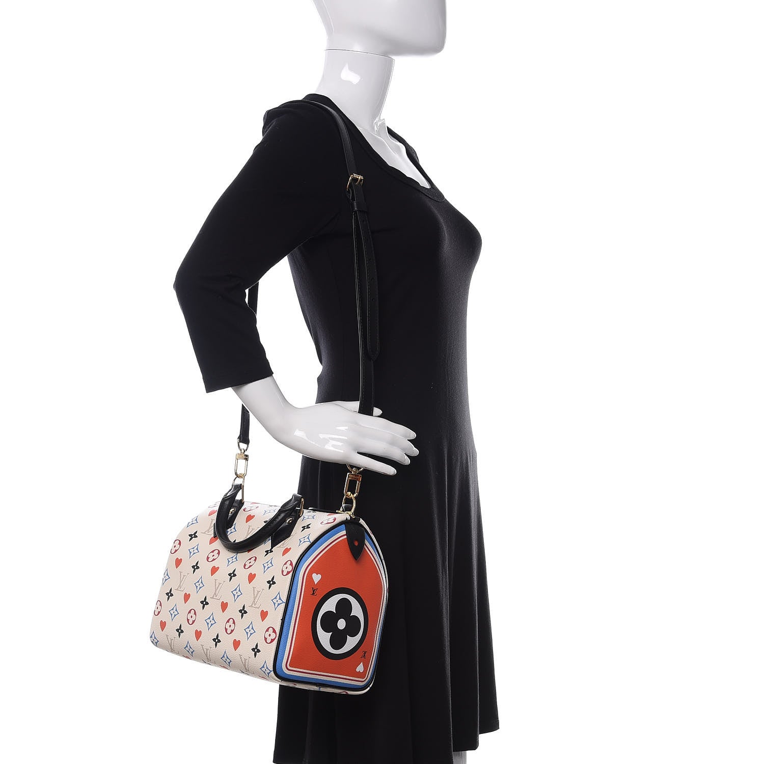 Louis Vuitton Game On Speedy Bandouliere 25 White 2 of 10