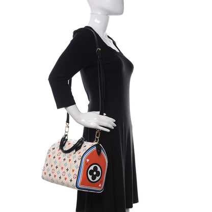 Louis Vuitton Game On Speedy Bandouliere 25 White 2 of 10