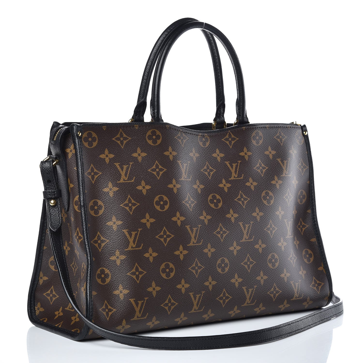 Louis Vuitton Monogram Popincourt MM Black 3 of 35