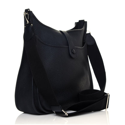 Hermes Taurillon Clemence Evelyne III GM Black 2 of 4