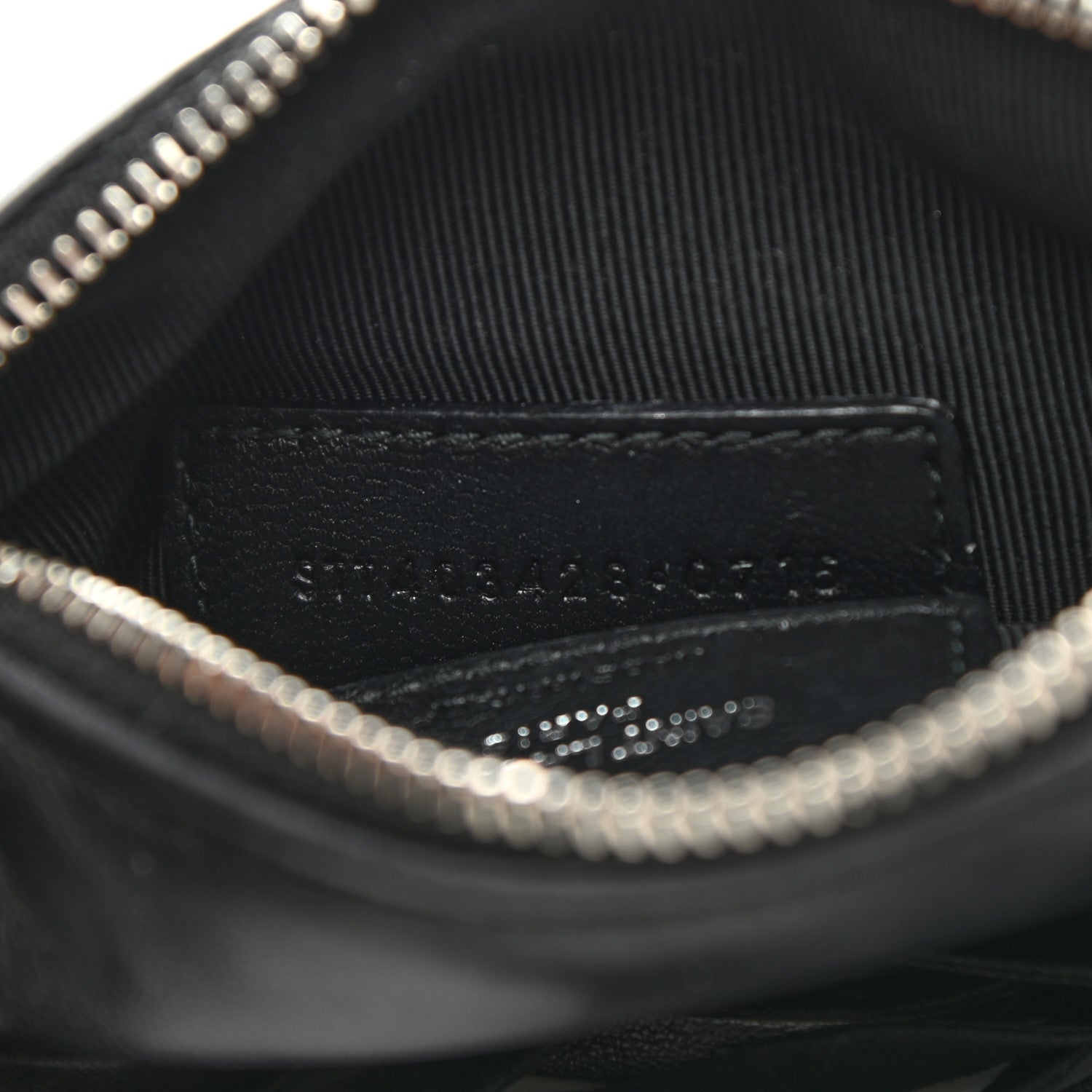 Saint Laurent Calfskin Monogram Small Fringe Key Pouch Black 7 of 7