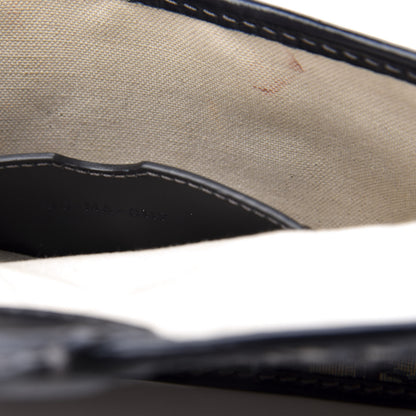 Christian Dior Oblique Flap Bag Navy Blue 6 of 11