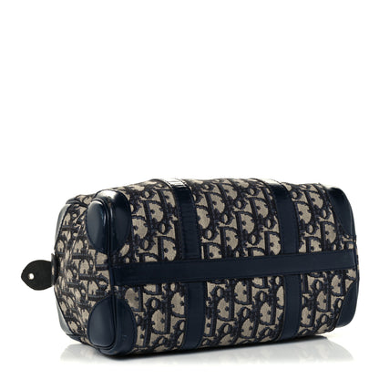 Christian Dior Monogram Boston Navy 3 of 11
