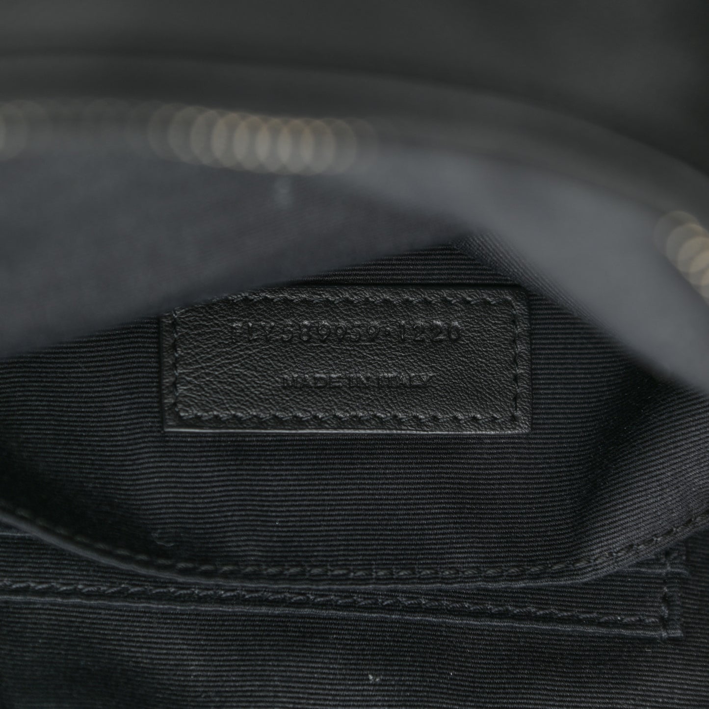 Grain De Poudre Monogram Belt Bag Black
