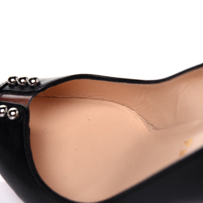 Christian Louboutin Nappa Patent Studded Predupump 85 Pumps 35 Black 9 of 15