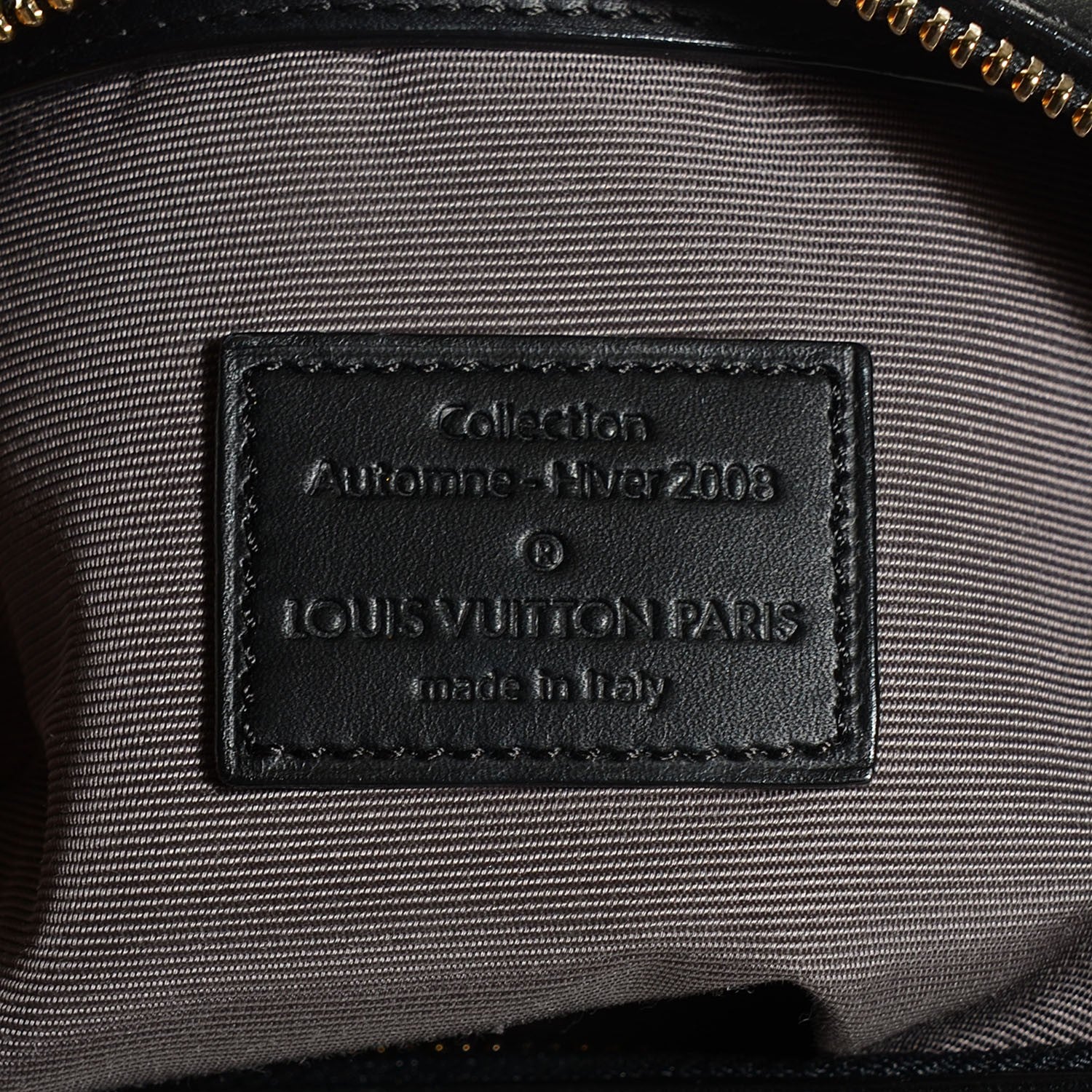 Louis Vuitton Calfskin Embossed Mini Cube Speedy Black 6 of 7