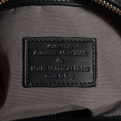 Louis Vuitton Calfskin Embossed Mini Cube Speedy Black 6 of 7