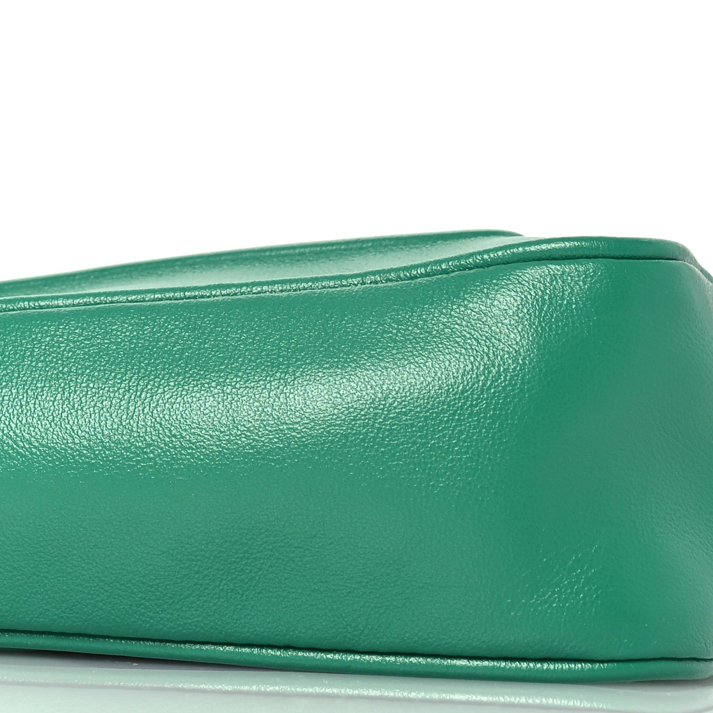 Grace Lux Triangle Logo Embossed Mini Triangle Bag Mango