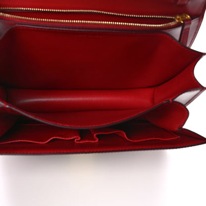 Celine Box Calfskin Medium Classic Box Flap Bag Red 5 of 10