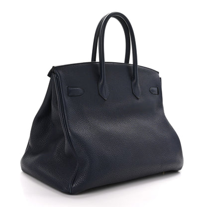 Hermes Togo Birkin 35 Bleu Nuit 3 of 14