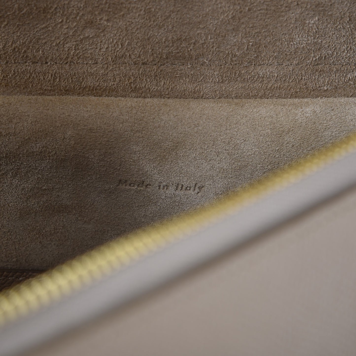 Grained Calfskin Mini Belt Bag Light Taupe
