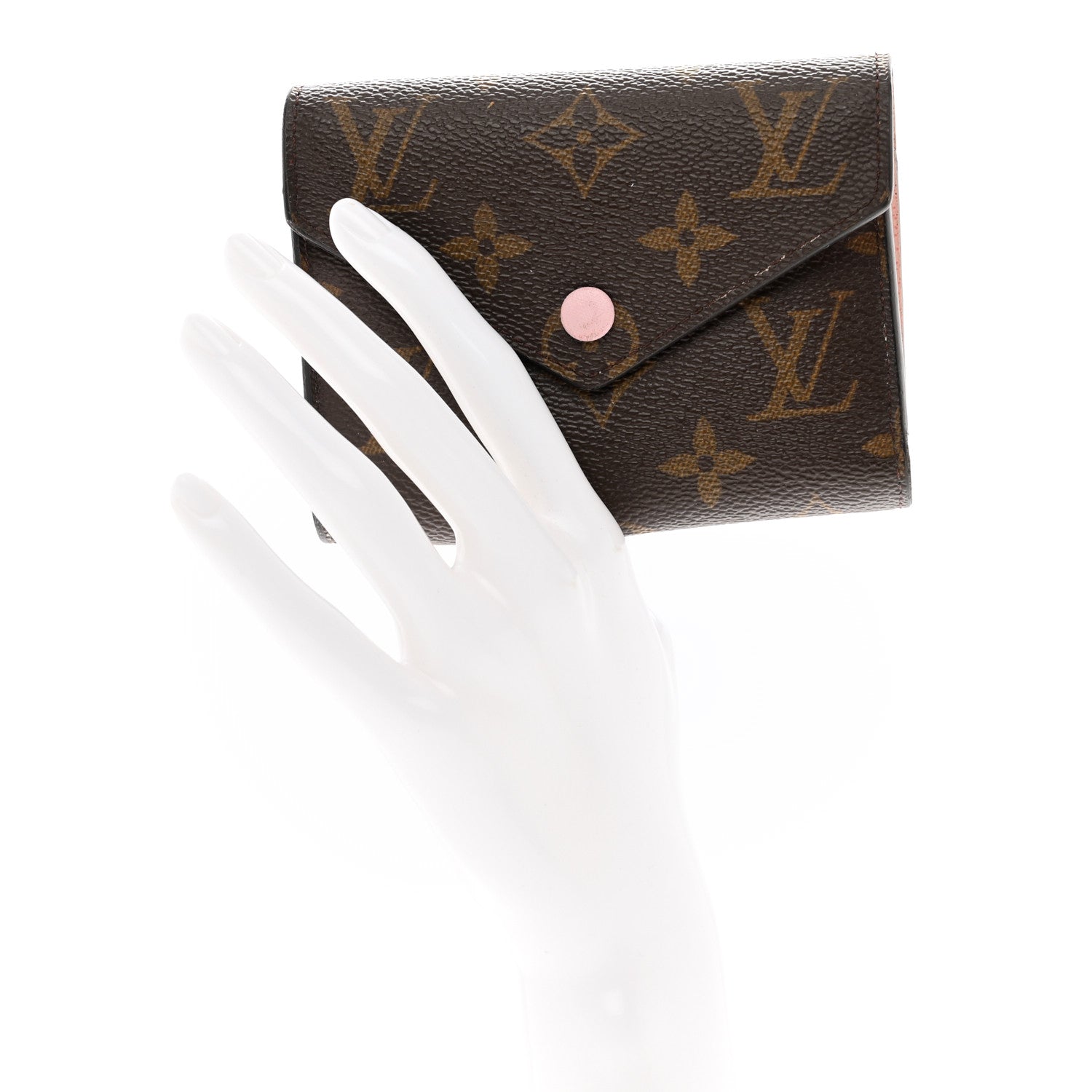 Louis Vuitton Monogram Victorine Wallet Rose Ballerine 2 of 10