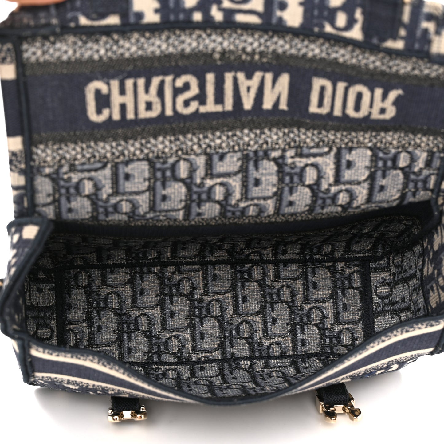 Oblique Small Diorcamp Messenger Blue