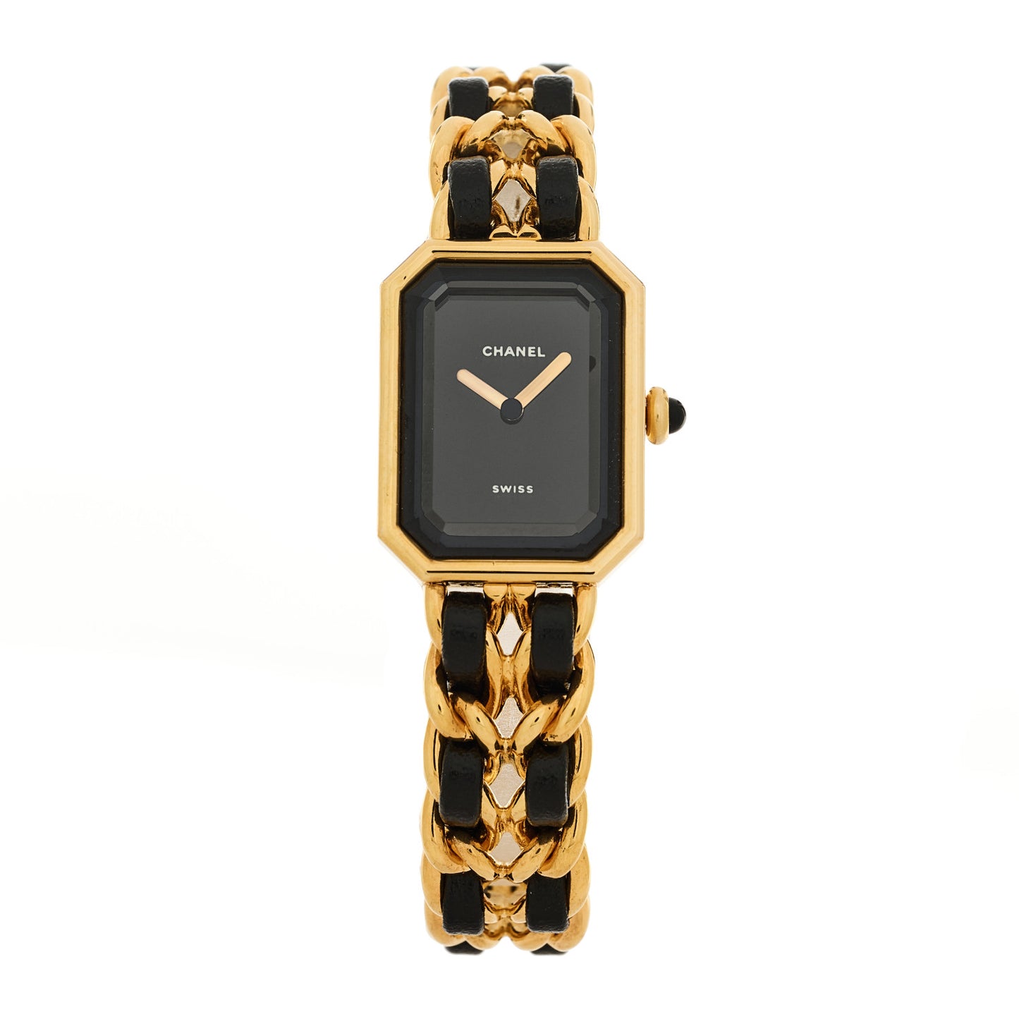 Stainless Steel Lambskin 20mm Chain Premiere Quartz Watch Gold L