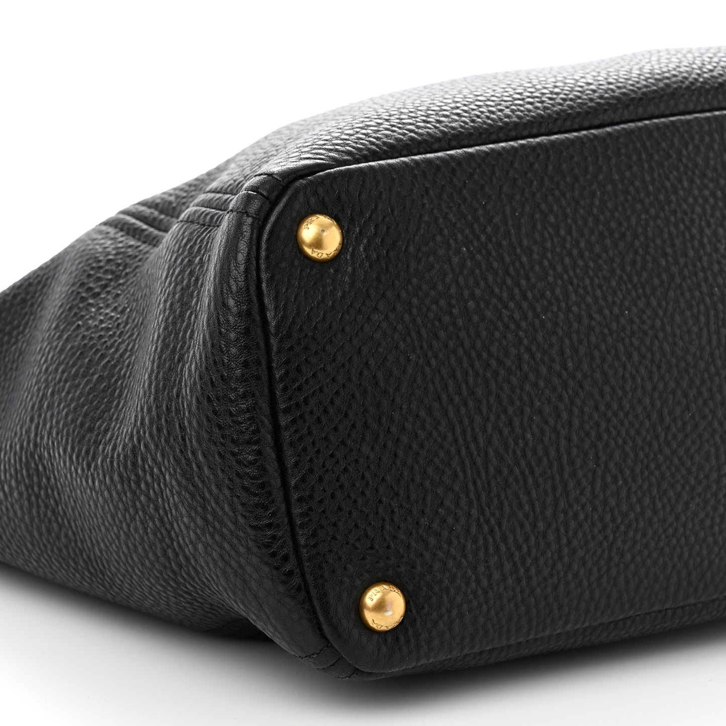 Vitello Daino Side Pocket Tote Black