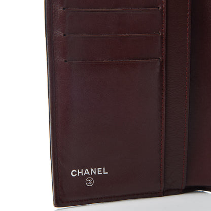 Chanel Lambskin Quilted Large Flap Wallet Black 6 of 7