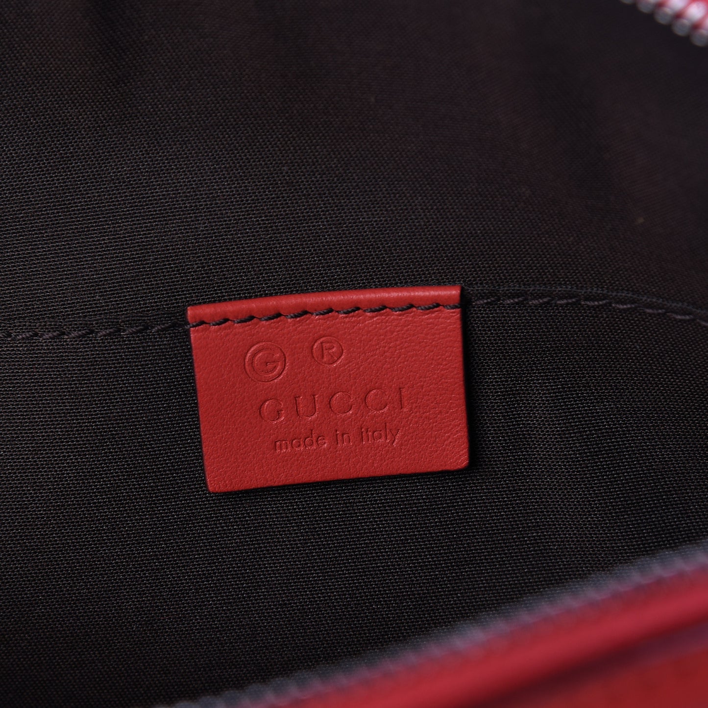 Guccissima Mini Dome Bag Red