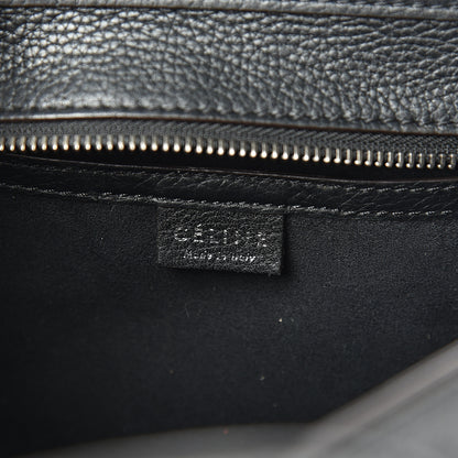 Celine Drummed Calfskin Nano Luggage Black 5 of 11