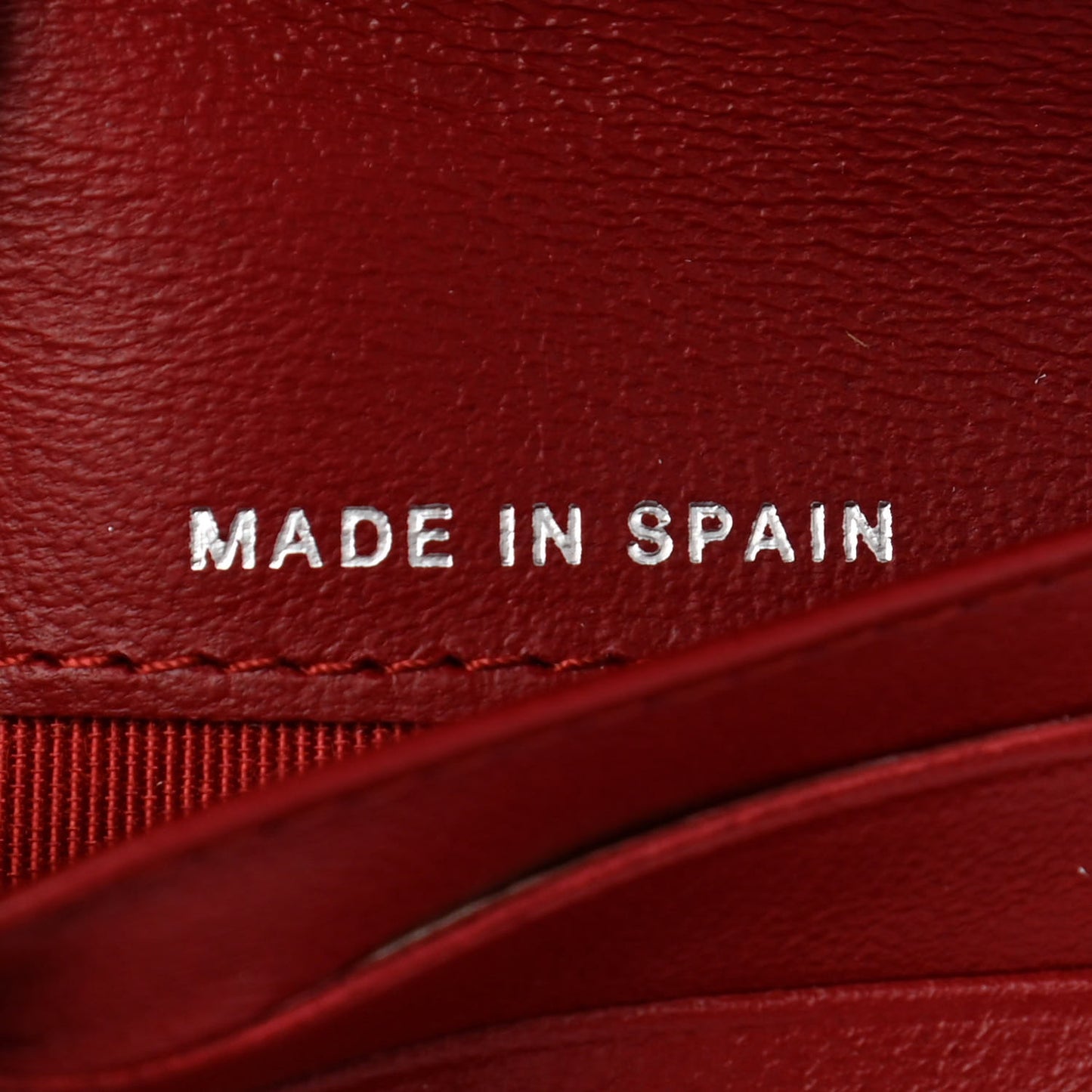 Lambskin Quilted Compact French Flap Wallet Red