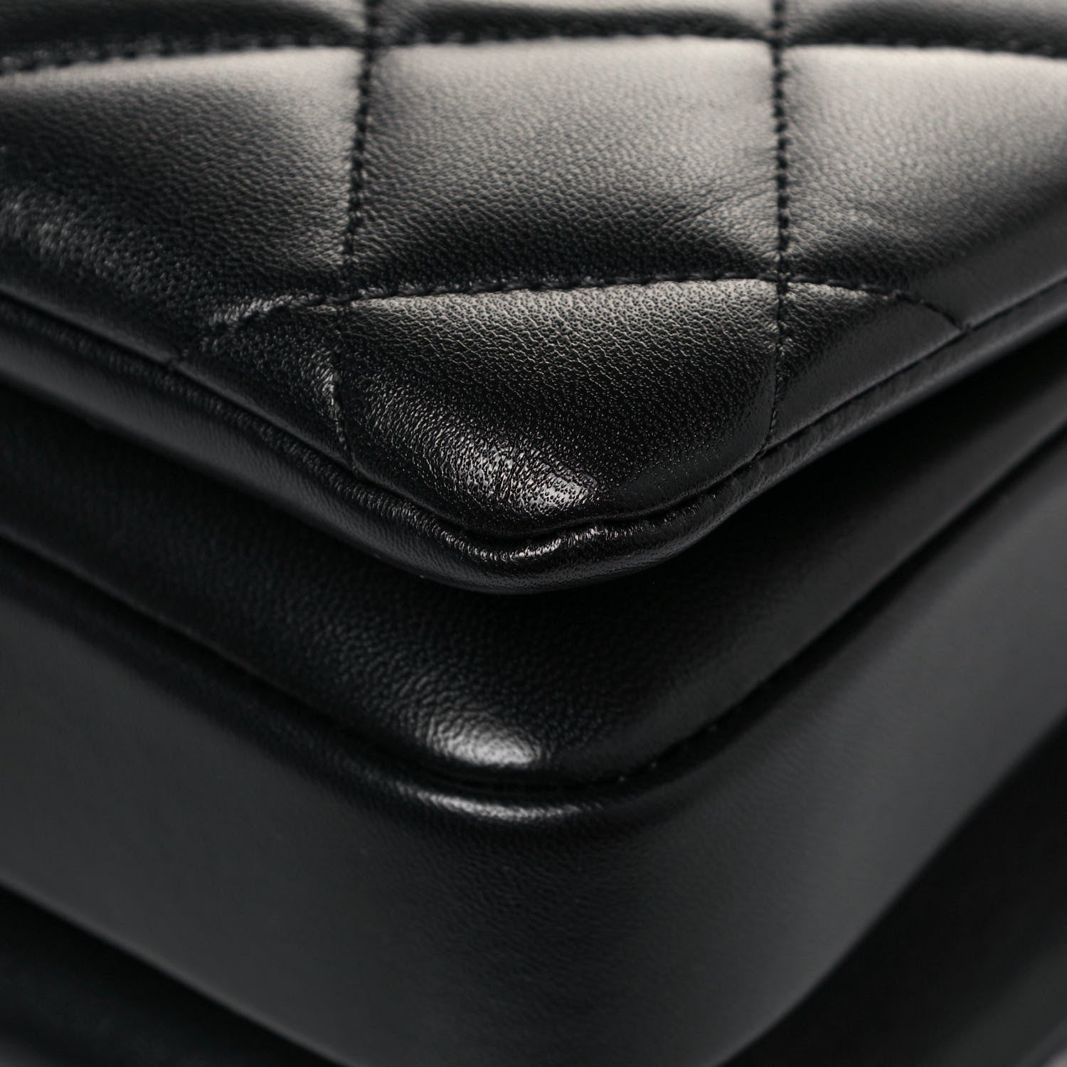 Chanel Lambskin Quilted Small Trendy CC Dual Handle Flap Bag Black 12 of 14