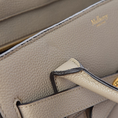 Mulberry Classic Grain Small Bayswater Zip Tote Dune 7 of 13