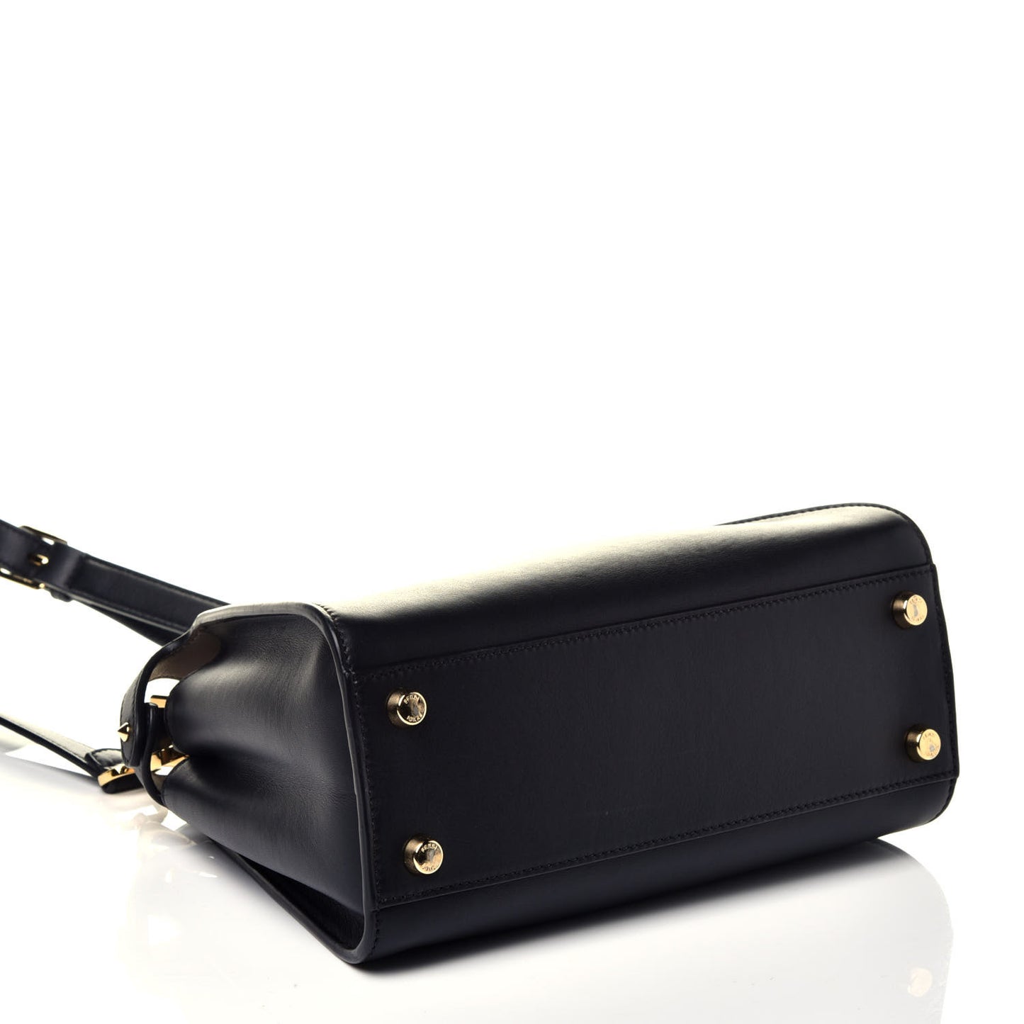 Vitello Tahiti Burro Medium Peekaboo Iconic Essentially Satchel Black Corda